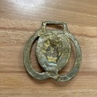 Vintage Brass Horse Medallion
