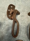  3  Antique Vintage Ice Box Chest Refrigerator Door Handle   Latch Catch Brass