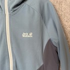 Jack Wolfskin Women s Large Go Hike Softshell Jacket In A Two-tone Blue And Grey