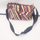 Kipling Pink Cream And Yellow Multicolor Swirl Pattern Crossbody Shoulder Bag
