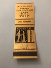 Vintage Matchbook Cover Matchcover Little Club Cocktail Lounge Chicago Il