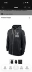 Nike Men   s Dri-fit Las Vegas Raiders Player Full Zip Hoodie   Shorts Large Nwt