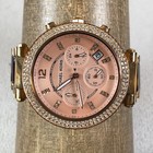 Michael Kors Parker Women Mk-5538 Pave Chronograph Two Tone Quartz 39mm Watch 7 