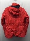 Columbia Women s Red Plaid Omni-heat Omni-shield Interchange Hooded Jacket Sz M