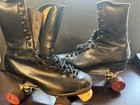 Vtg Men s Riedell Roller Skates 192 Chicago Custom Wheels Sz 8 W case