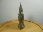 Antique Vintage 2 Piece Metal Chocolate Mold St  Nicholas Christmas Santa Claus
