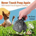 Dog Pooper Scooper     Hands-free Poop Scooper With Bag Attachment  One-handed    