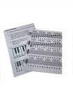 Piano Notes Guide Stickers Transparent   Removable 61   76   88 Key Keyboards