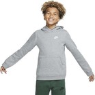 Nike Sportswear Boys  Club Pullover Hoodie Carbon Heather white - Medium