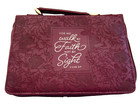 Christian Art Gift L Burgundy Bible Cover   Gregg Gift Blue black Xl Bible Cover