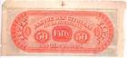 1850 s Shreveport  Citizens Bank Of Louisiana  50 Obsolete Currency