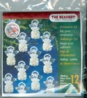 Pretty Angels Beaded Christmas Ornament Kit - Set Of 12 Ornaments - New