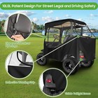 2 Seater Golf Cart Enclosure For Club Car Ds Precedent 600d Driving Rain Cover