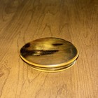 Vintage Oval Tortoiseshell Snuff Box With A Lid W documentation