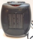 Portable Electric Space Heater With Thermostat  1500w 750w Safe And Quiet Cerami