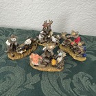 Vtg Big Sky Carvers Mountain Mooses Itty Bitty Moosetivity Set Nativity 4pc Rare