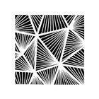 Really Great Stencils  Radiant Lines Stencil  6x6   Geometric  Angles  Rays