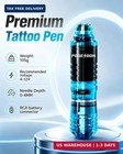 Kit De Tatuaje Completo M  quina Pen Inal  mbrica 2 Bater  as Agujas Y Tintas