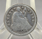 1848 U s  Seated Liberty Half Dime Type Coin Large Date 90  Silver