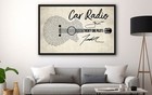 Car Radio By Twenty One Pilots Lyrics Song Design Guitar Retro Gift Decor Poster