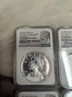 2017-p American Liberty Silver Medal 1oz Ngc Set Of 4 Pf Ms Sp70 Rhett Jeppsoner