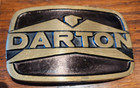 Vintage Darton Archery Bow Company Belt Buckle Dynabuckle Brass