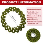 Bird Nest Magic Hair Clip  Hairs Maker Ponytail Holder  4 Pack  Green 