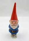 Vintage 1980 Unieboek B v  3-1 2  Rubber Gnome Red Hat Figurine