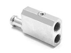 Mtm  Hi Lo Trombone Valve 1 4  Fnpt Inlet X  2  1 4  Fnpt Outlets