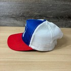 Vintage Pabst Blue Ribbon Hat Cap Snapback Blue Trucker Pbr Logo Beer Drinking