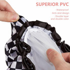 2 Pcs Shower Cap For Women Reusable Waterproof  Flexi Satin Silk Lined Shower Bo
