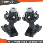 Labwork 6x5 5 Lug Shipping Container Wheels And Bolt-on Spindle Kit W o Handle