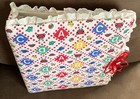 Vintage 1980   s Photo Album Handmade Abc   s Fabric Baby Memory Book