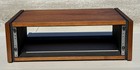 Vtg Crown Jeln Oiled Walnut Audio Component Cabinet - 19    X 15    X 5 25   