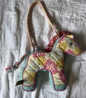 Flower Power Horse Girls Purse Cuddle Toys Douglas Co Sassy Pet Saks Pink Bag