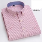Mens Dress Oxford Shirts Formal Business Short Sleeves Cotton Casual Shirts Top
