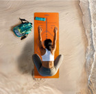 Aloha Bliss Yoga Mat - 72    X27    - Non-slip Natural Rubber - Eco-friendly   Sweat
