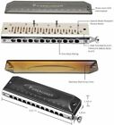 Easttop Forerunner 12holes New Chromatic Harmonica Without Valves Only Key Of C
