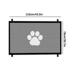  Portable Foldable Mesh Dog Gate Retractable Baby Gate Large Pet Dog Mesh Fence 