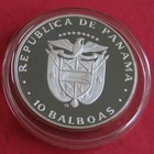 Panama 1982 Unicef Silver Proof 10 Balboas - International Year Of Child