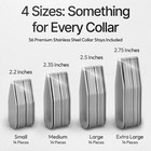 56 Metal Collar Stays For Men s Dress Shirts     Premium Stainless Steel Collar   