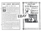 Sale  The Ghost Breaker 1914 Silent Movie Herald Repro Photos  2  H b  Warner