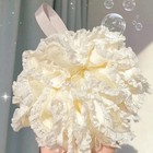 Exfoliating Large Body Scrubber Sponge Flower Brush Puff Bath Loofah Mesh Shower