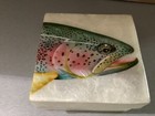 1123 Trout     Capiz Shell Trinket Box