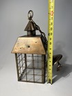Vintage Copper Light  Lantern Fixture Porch Light   Hanging