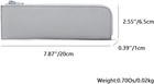 Oxford Pencil Case Slim Pencil Pouch Durable Zipper Stationery Bag Small Travel 