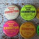 Lot Of Minnesota State Fair Antique Show Flea Market Exhibitor Pinback Buttons 