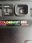 Kodak Colorburst 250 Instant Film Camera Black Rainbow Strap Vntg Original Usa