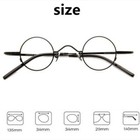 Vintage Small Round 34mm Glasses Mens Women Stainless Steel Eyeglasses Frames