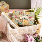  Kraft Floral Wrapping Paper Roll - Mini Colorful Floral 17 Inch X 9 8 Feet